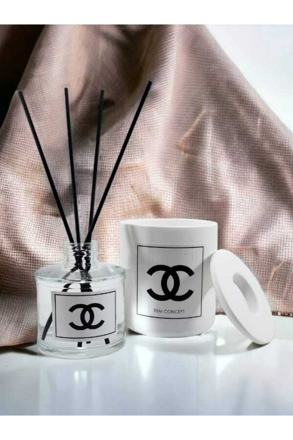 Tiem Concept Chanel 100 ml Decorative Concrete Covered Room Fragrance Set