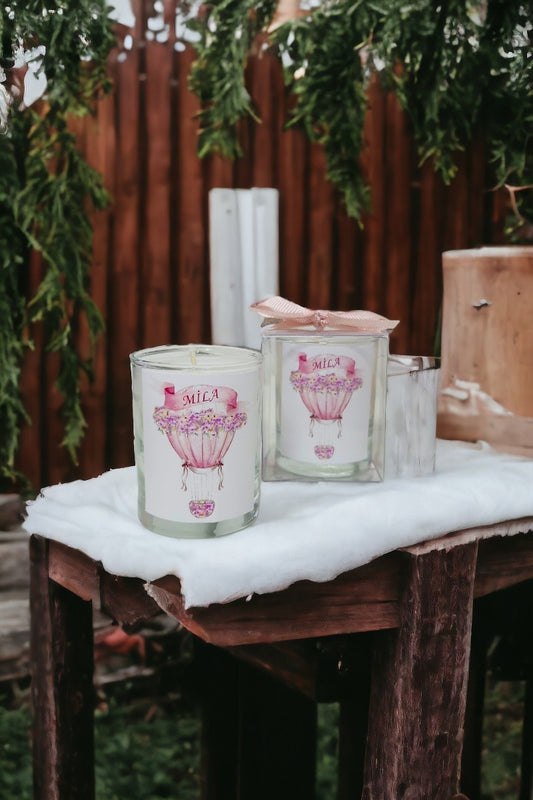 Tiem Concept Bebek Hediyelik Uçan Balon Baskılı 10 Adet Bardak Mum