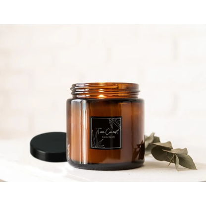 Tiem Concept Decorative Special Design Amber Scented Jar Candle