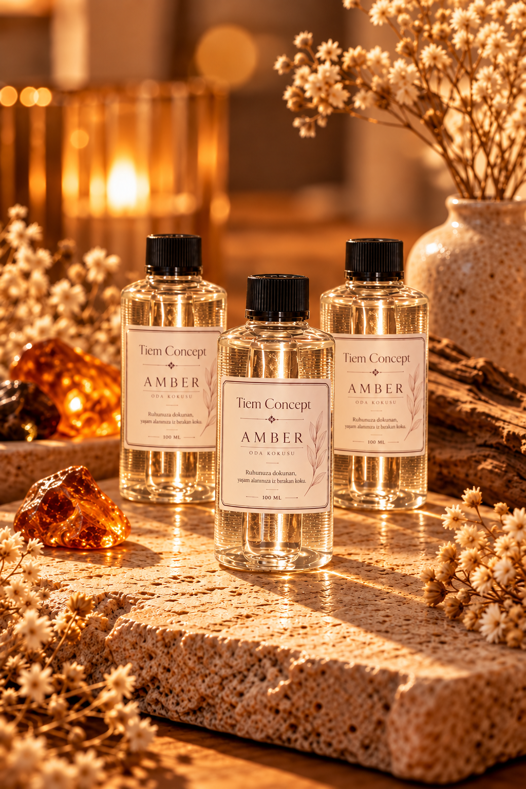 Amber Kokulu Yedek Oda Kokusu 100 ML