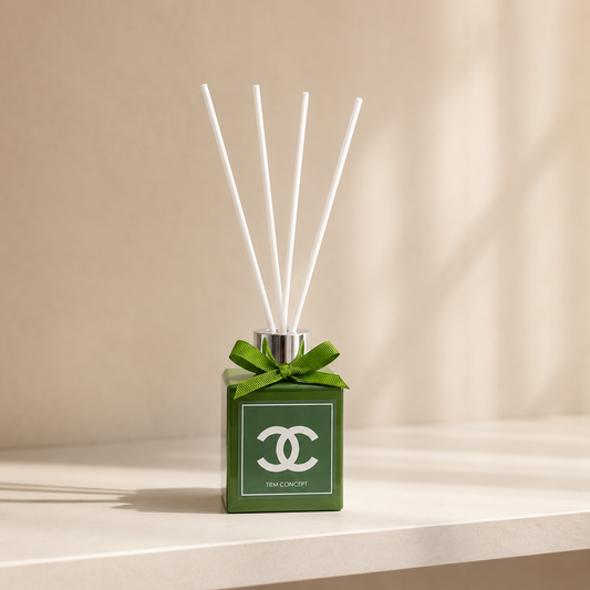Decorative Chanel Vanilla Scented Green Shiny Bottle 100 ml Room Fragrance